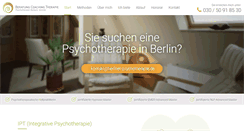 Desktop Screenshot of berliner-psychotherapie.de